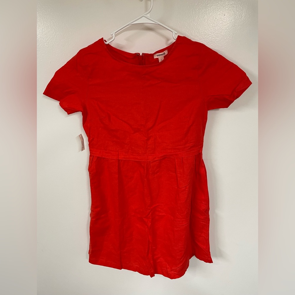 Womens Goodthreads Red Dress New With Tags Size Small
